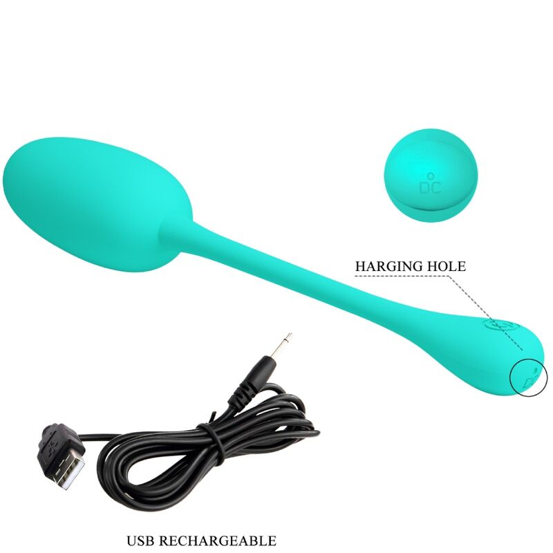 PRETTY LOVE - OVO VIBRATÓRIO RECARREGVEL KNUCKER WATER GREEN - Toys "n" Us
