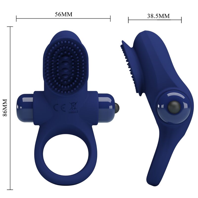 PRETTY LOVE - PALLE RING WITH VIBRATION BLUE - Toys "n" Us