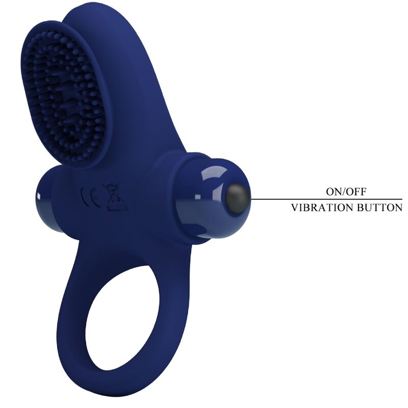 PRETTY LOVE - PALLE RING WITH VIBRATION BLUE - Toys "n" Us
