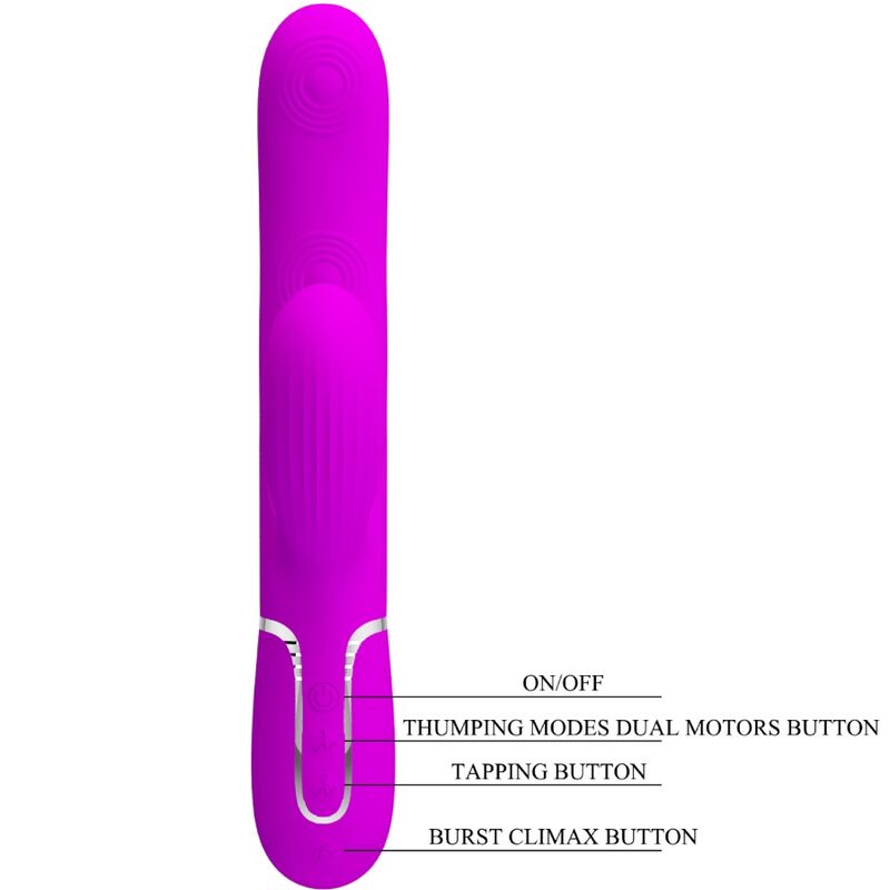 PRETTY LOVE - PERLITA MULTIFUNO 3 EM 1 VIBRADOR G - SPOT VIOLETA - Toys "n" Us