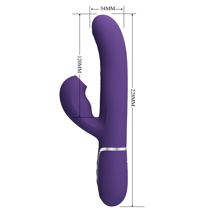 PRETTY LOVE - PERLITA VIBRADOR G - SPOT 3 EM 1 MULTIFUNO ROXO - Toys "n" Us