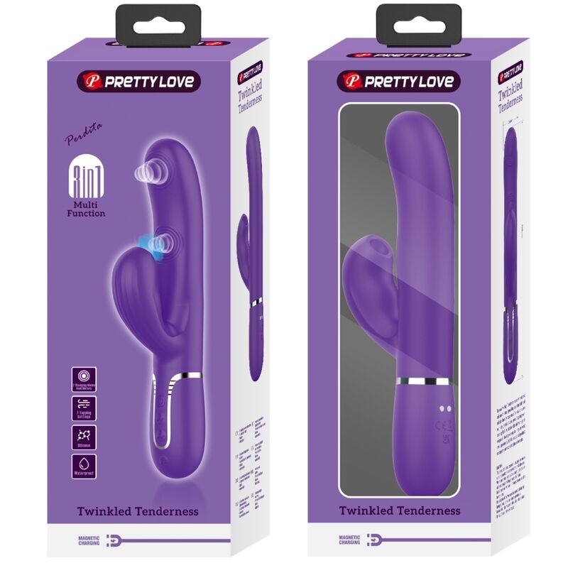 PRETTY LOVE - PERLITA VIBRADOR G - SPOT 3 EM 1 MULTIFUNO ROXO - Toys "n" Us