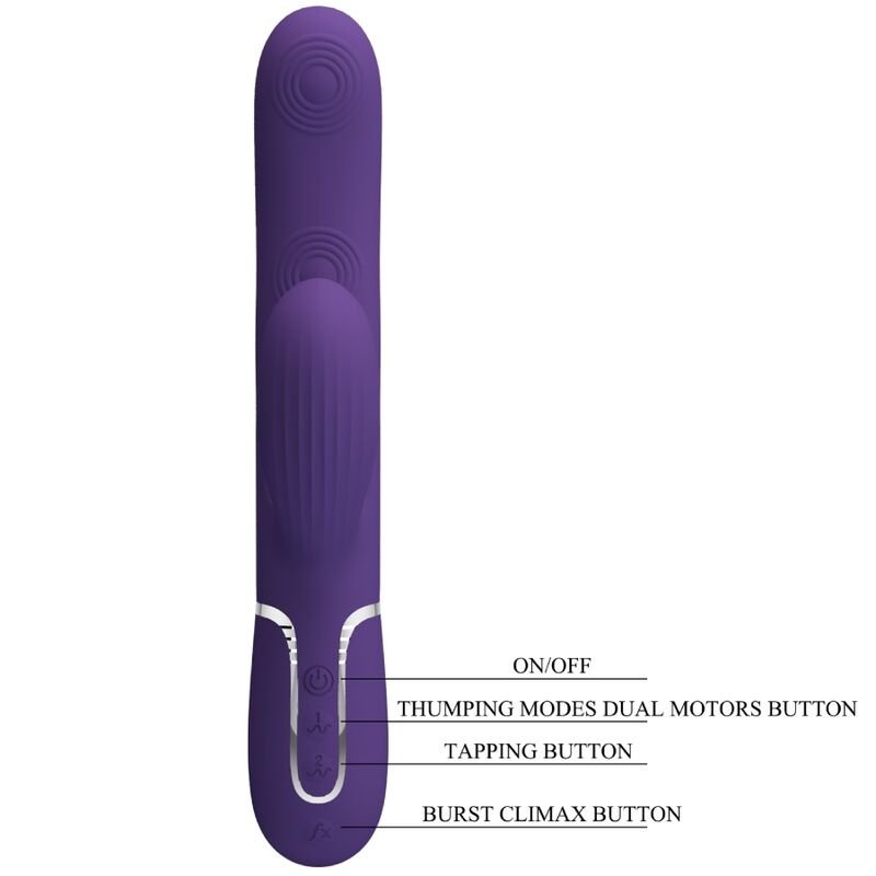 PRETTY LOVE - PERLITA VIBRADOR G - SPOT 3 EM 1 MULTIFUNO ROXO - Toys "n" Us