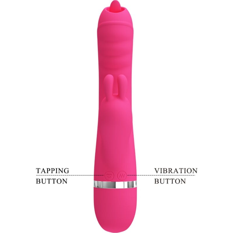 PRETTY LOVE - PHOENIX MULTIFUNCTION RABBIT VIBRATOR PINK - Toys "n" Us