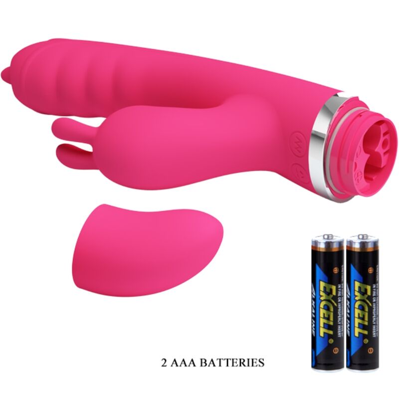 PRETTY LOVE - PHOENIX MULTIFUNCTION RABBIT VIBRATOR PINK - Toys "n" Us