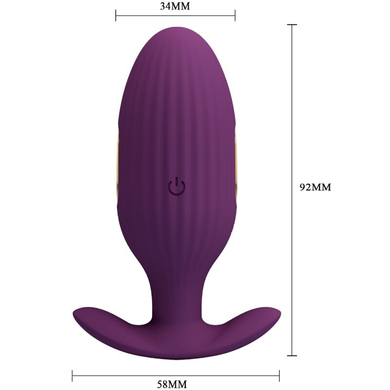 PRETTY LOVE - PLUG ANAL CONTROLADO POR APLICATIVO JEFFERSON ROXO - Toys "n" Us