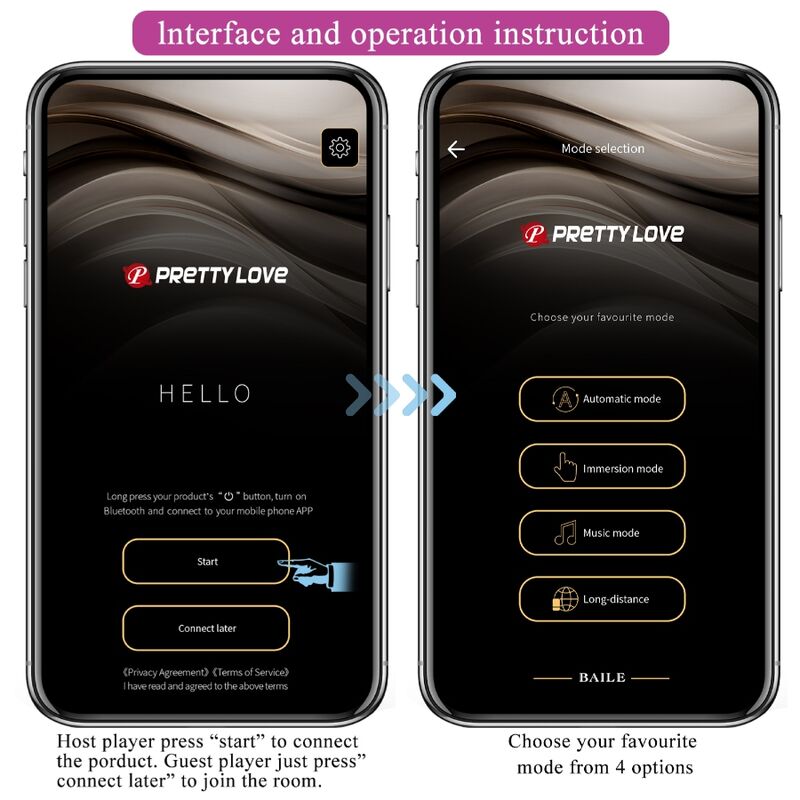 PRETTY LOVE - PLUG ANAL CONTROLADO POR APLICATIVO JEFFERSON ROXO - Toys "n" Us