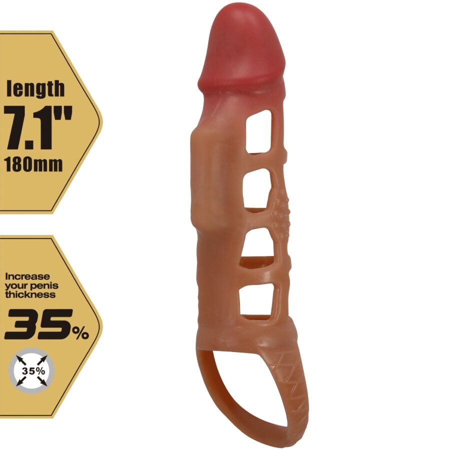 PRETTY LOVE - PRESTON VIBRATING PENIS SLEEVE 18 CM - Toys "n" Us