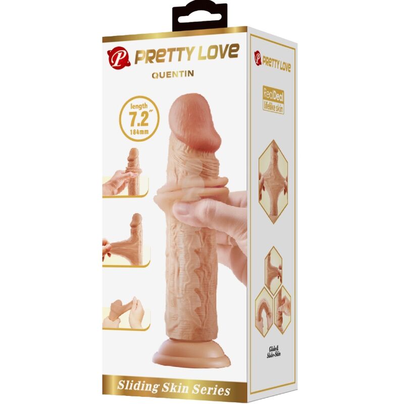 PRETTY LOVE - QUENTIN REALISTIC DILDO 18 CM FLESH - Toys "n" Us