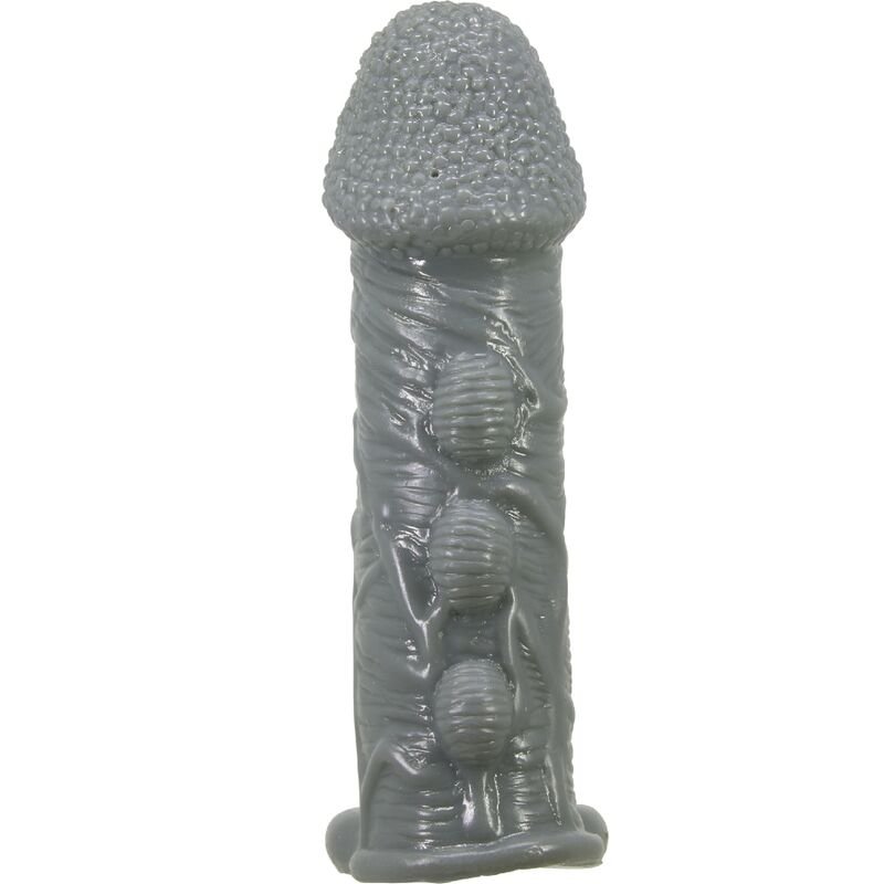 PRETTY LOVE - REALISTIC PENIS ENLARGER AND DELAY SLEEVE GREY - Toys "n" Us