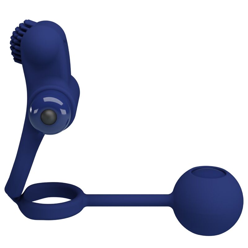 PRETTY LOVE - REMINGTON DOUBLE VIBRATING RING WITH PLUG BLUE - Toys "n" Us