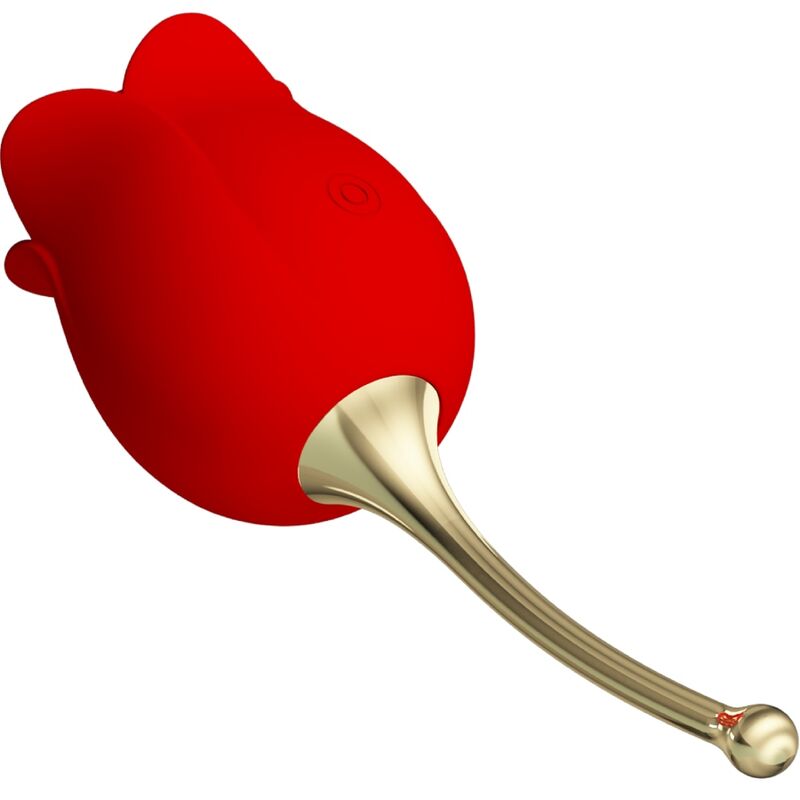 PRETTY LOVE - ROSE LOVER ROSE CLITORIS STIMULATOR 12 VIBRATIONS RED - Toys "n" Us