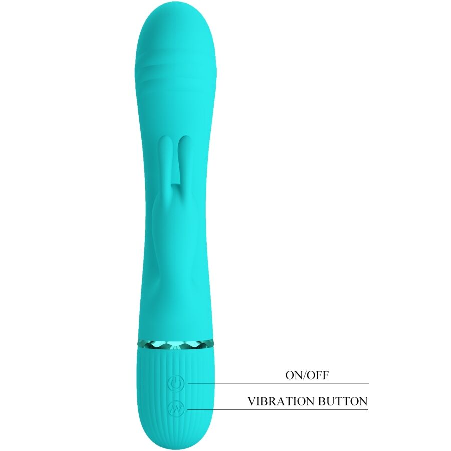 PRETTY LOVE - SCOCCO VIBRATOR RABBIT TURQUOISE - Toys "n" Us