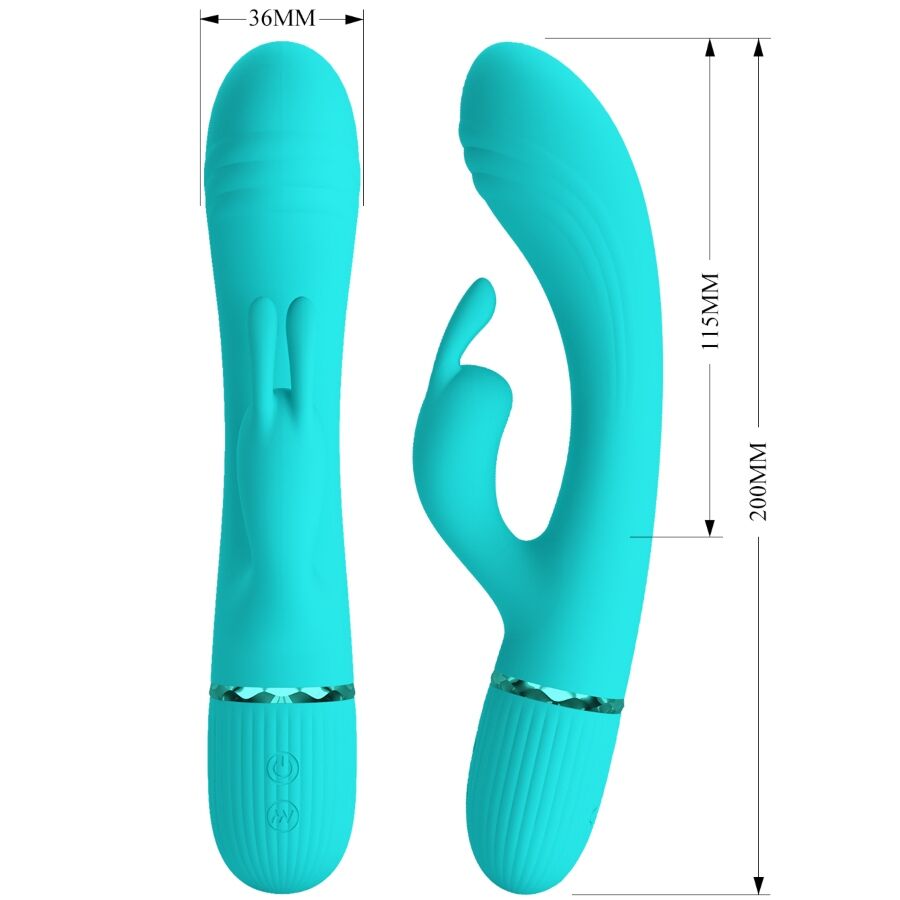 PRETTY LOVE - SCOCCO VIBRATOR RABBIT TURQUOISE - Toys "n" Us