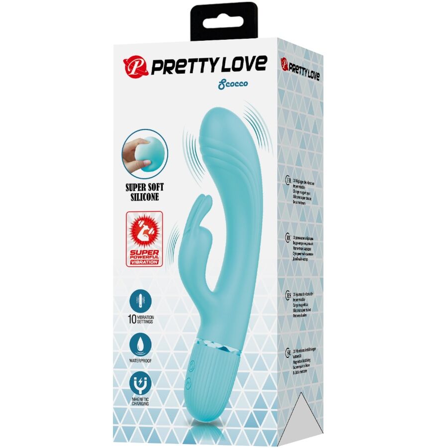 PRETTY LOVE - SCOCCO VIBRATOR RABBIT TURQUOISE - Toys "n" Us