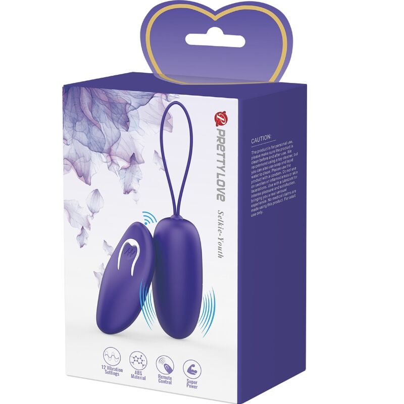 PRETTY LOVE - SELKIE YOUTH MINI OVO VIBRATÓRIO VIOLETA CONTROLE REMOTO - Toys "n" Us