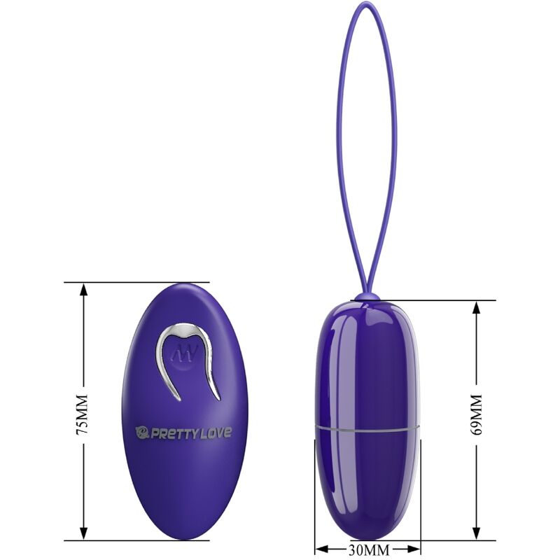PRETTY LOVE - SELKIE YOUTH MINI OVO VIBRATÓRIO VIOLETA CONTROLE REMOTO - Toys "n" Us