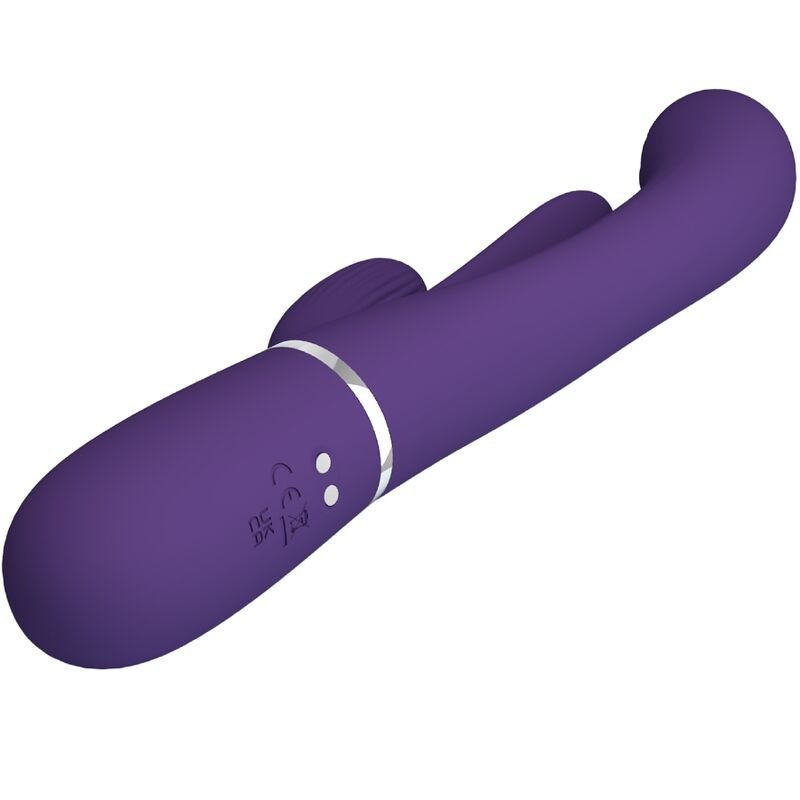 PRETTY LOVE - SHANIA TRIPLE RABBIT VIBRATOR MULTIFUNCTION PURPLE - Toys "n" Us
