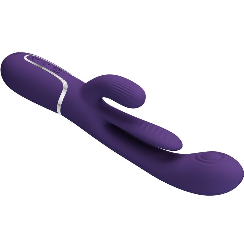 PRETTY LOVE - SHANIA TRIPLE RABBIT VIBRATOR MULTIFUNCTION PURPLE - Toys "n" Us