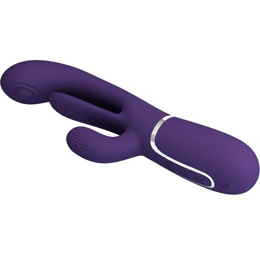 PRETTY LOVE - SHANIA TRIPLE RABBIT VIBRATOR MULTIFUNCTION PURPLE - Toys "n" Us