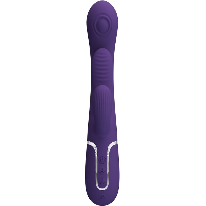 PRETTY LOVE - SHANIA TRIPLE RABBIT VIBRATOR MULTIFUNCTION PURPLE - Toys "n" Us