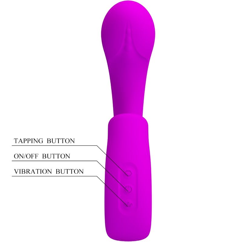 PRETTY LOVE - SIBEL SIBEL G - SPOT VIBRATOR + CLITORIS STIMULATOR 10 VIBRATIONS PURPLE - Toys "n" Us