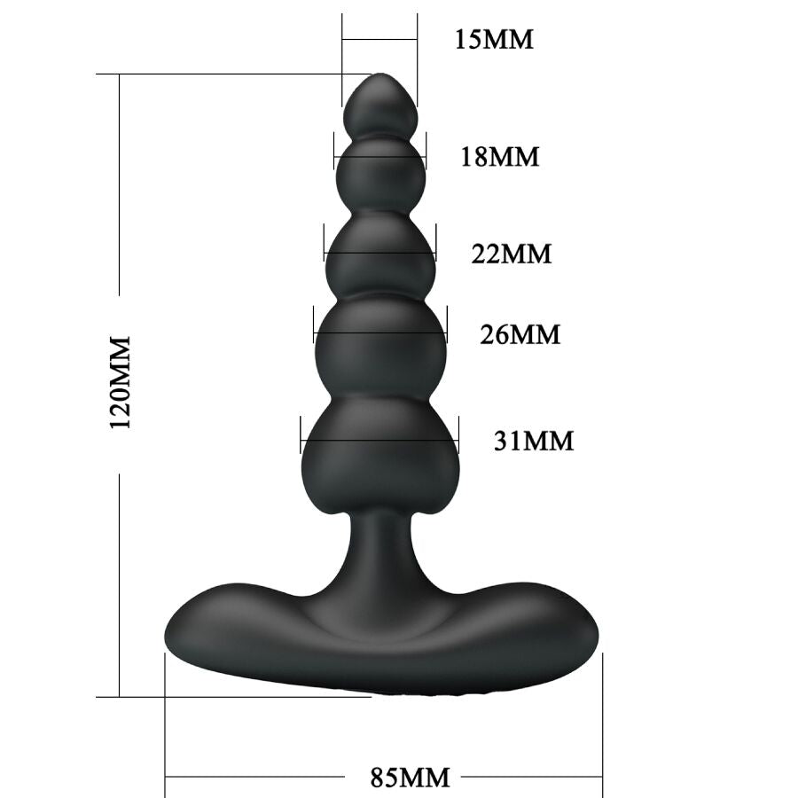 PRETTY LOVE - SIDNEY ANAL VIBRATOR 10 VIBRATIONS BLACK - Toys "n" Us