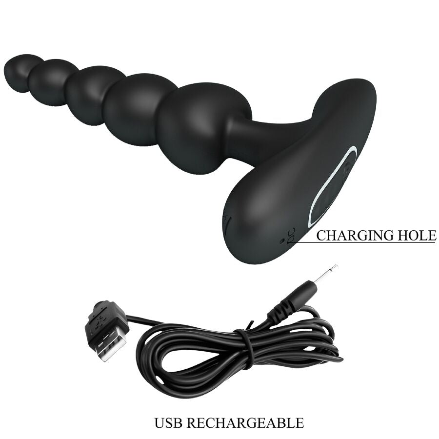 PRETTY LOVE - SIDNEY ANAL VIBRATOR 10 VIBRATIONS BLACK - Toys "n" Us
