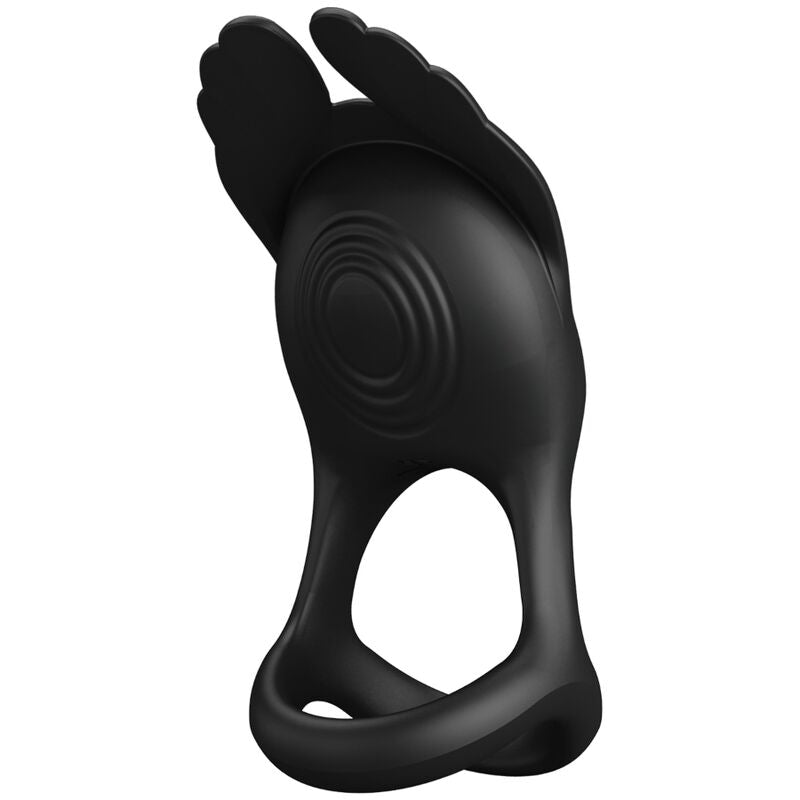 PRETTY LOVE - SILAS ANEL PARA PÊNIS VIBRANTE 7 VIBRAÕES SILICONE PRETO - Toys "n" Us