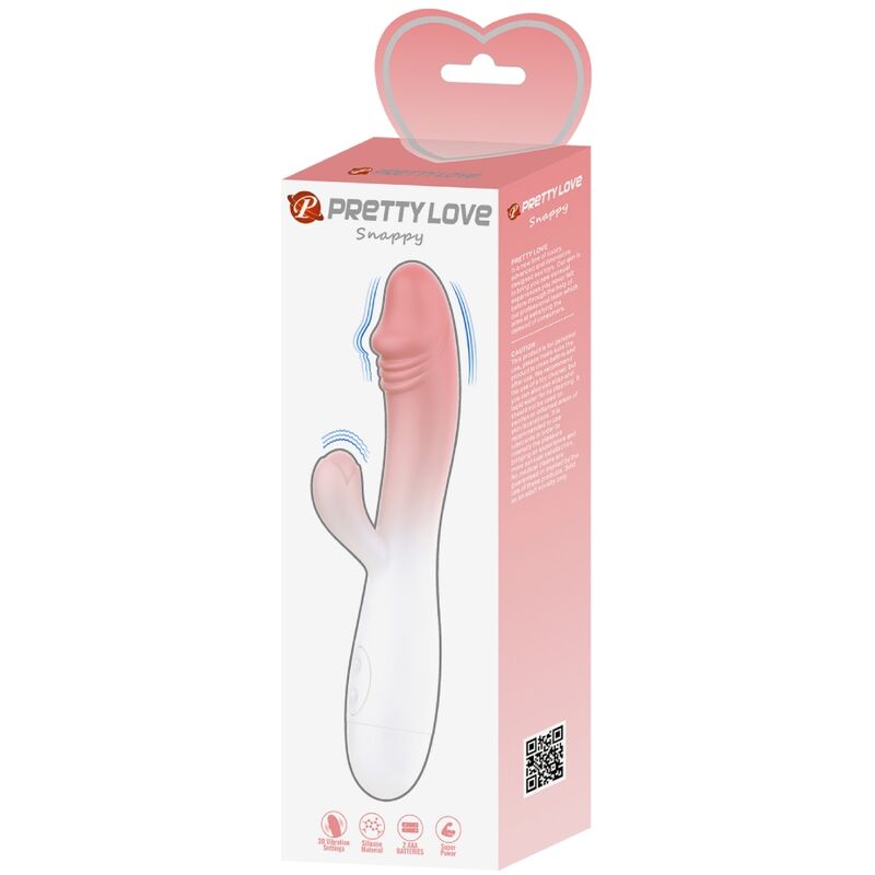PRETTY LOVE - SNAPPY RABBIT VIBRATOR 30 VIBRATIONS PINK - Toys "n" Us