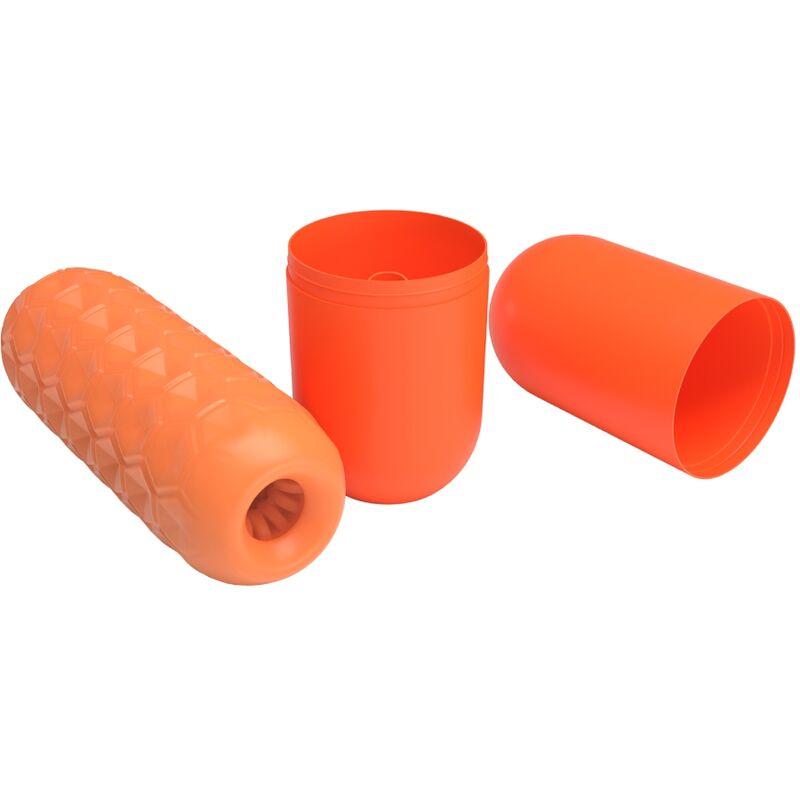 PRETTY LOVE - TWIN BALLS MALE MASTURBATOR ORANGE - Toys "n" Us