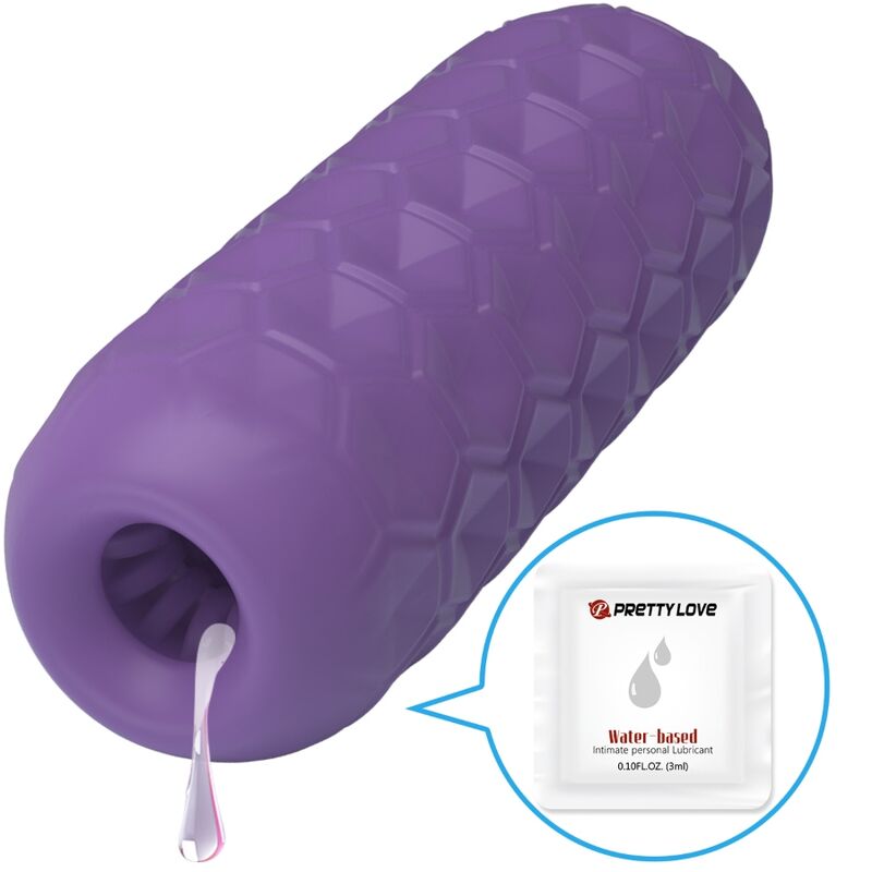 PRETTY LOVE - TWIN BALLS MALE MASTURBATOR PURPLE - Toys "n" Us
