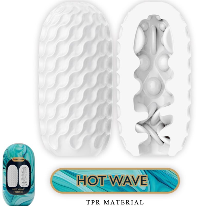 PRETTY LOVE - VENUS X 15 SILICONE MALE MASTURBATORS WHITE - Toys "n" Us