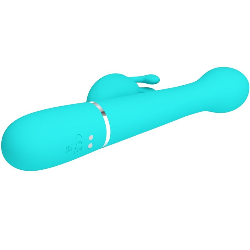 PRETTY LOVE - VIBRADOR COELHO DEJON 3 EM 1 MULTIFUNO AQUA VERDE - Toys "n" Us