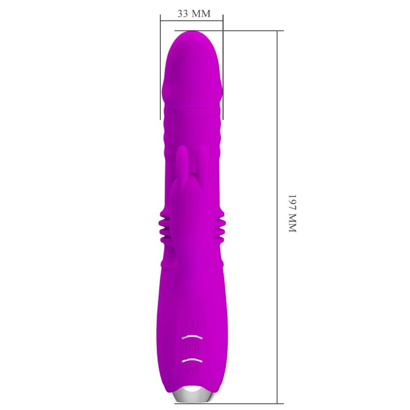 PRETTY LOVE - VIBRADOR DE COELHO RECARREGVEL DOROTHY ROXO - Toys "n" Us