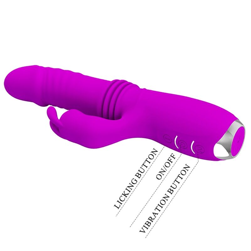 PRETTY LOVE - VIBRADOR DE COELHO RECARREGVEL DOROTHY ROXO - Toys "n" Us