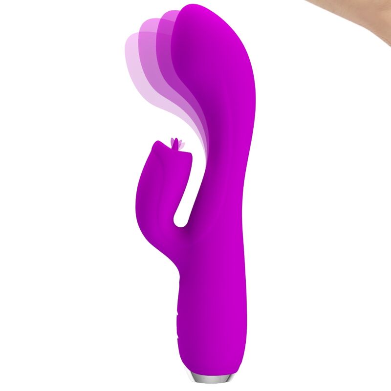 PRETTY LOVE - VIBRADOR DE COELHO RECARREGVEL GLORIA - ROXO IMPERMEVEL - Toys "n" Us