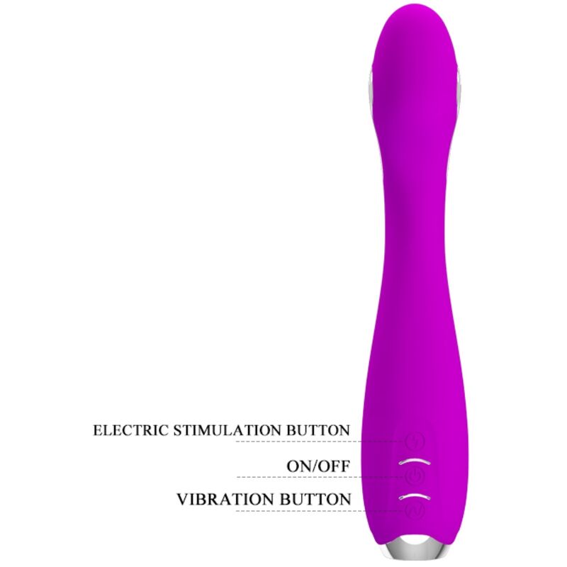 PRETTY LOVE - VIBRADOR DE ELETROCHOQUE RECARREGVEL HECTOR - ROXO IMPERMEVEL - Toys "n" Us