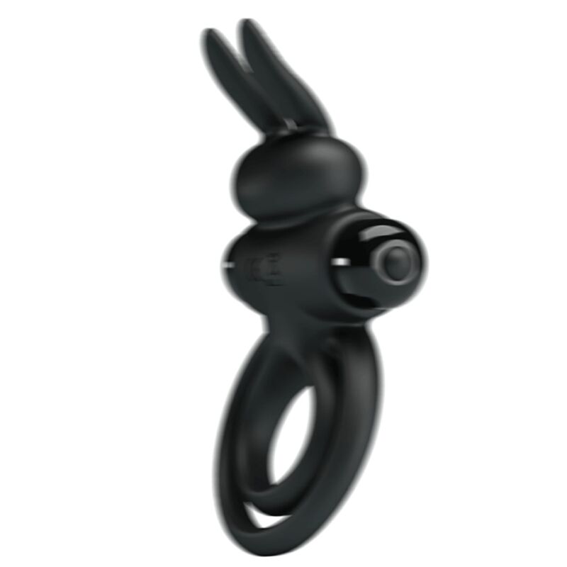 PRETTY LOVE - VIBRADOR III ANEL DE COELHO PARA PÊNIS PRETO - Toys "n" Us