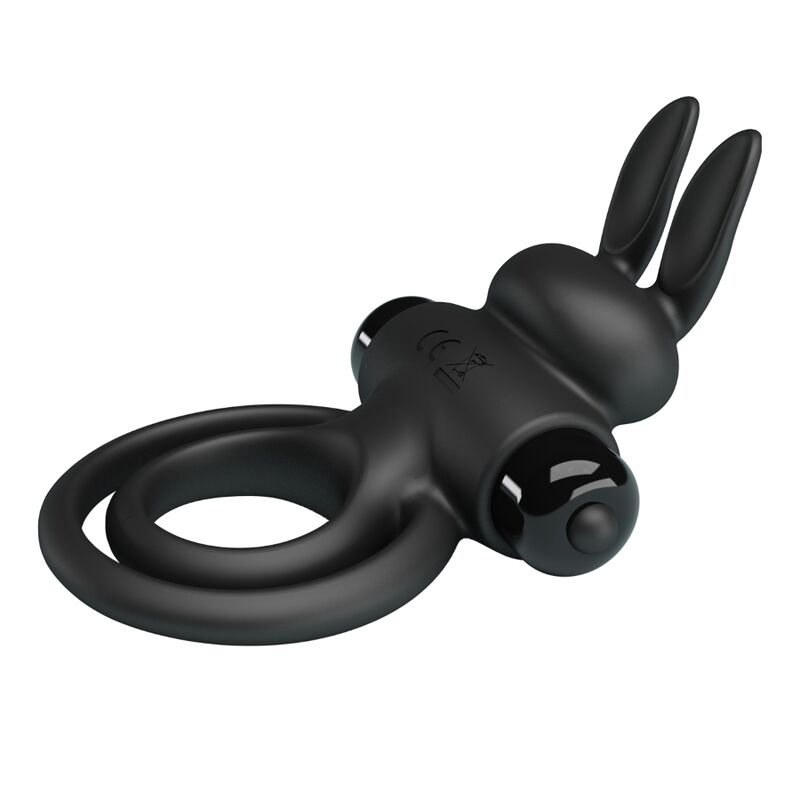 PRETTY LOVE - VIBRADOR III ANEL DE COELHO PARA PÊNIS PRETO - Toys "n" Us