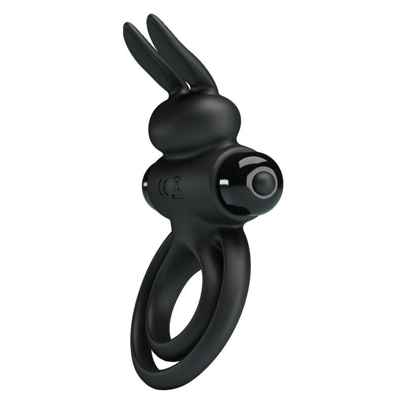 PRETTY LOVE - VIBRADOR III ANEL DE COELHO PARA PÊNIS PRETO - Toys "n" Us