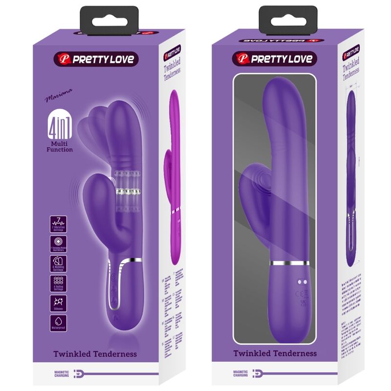 PRETTY LOVE - VIBRADOR MULTIFUNÇÃO G - SPOT ROXO - Toys "n" Us