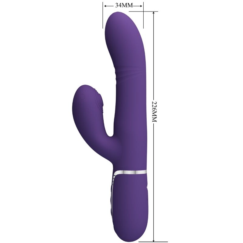 PRETTY LOVE - VIBRADOR MULTIFUNÇÃO G - SPOT ROXO - Toys "n" Us