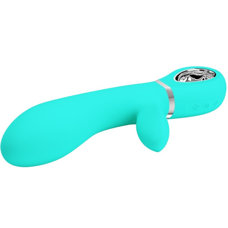 PRETTY LOVE - VIBRADOR MULTIFUNO G - SPOT THOMAS AQUA VERDE - Toys "n" Us