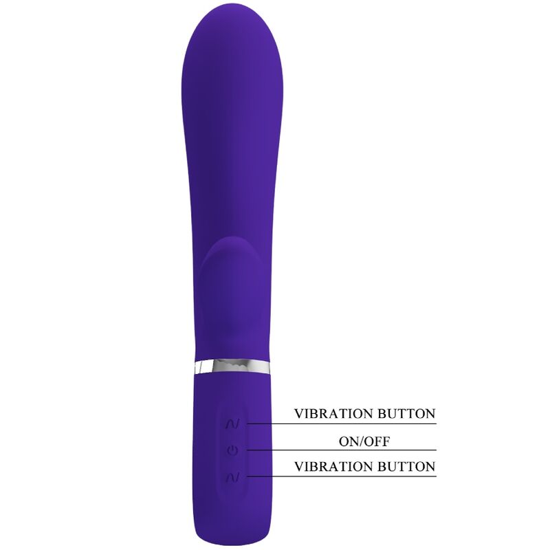 PRETTY LOVE - VIBRADOR MULTIFUNO G - SPOT THOMAS ROXO - Toys "n" Us