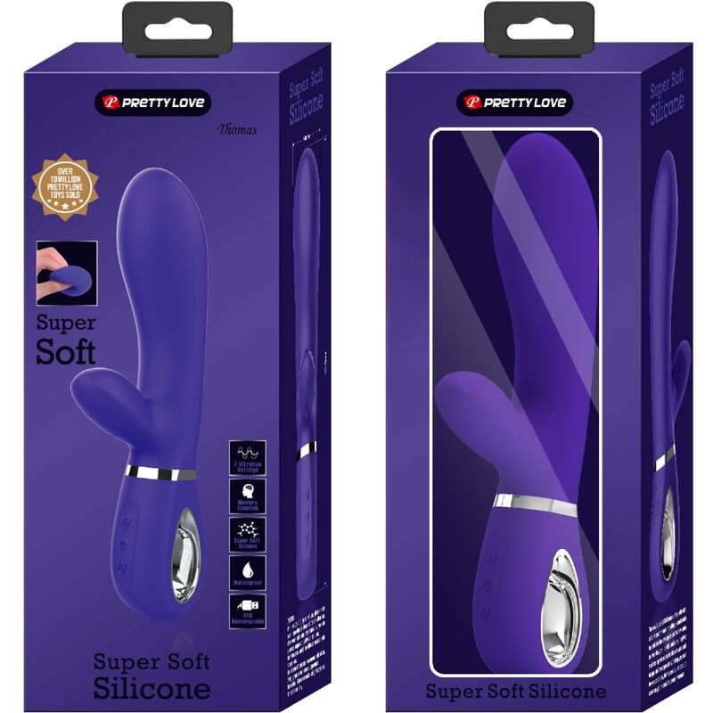 PRETTY LOVE - VIBRADOR MULTIFUNO G - SPOT THOMAS ROXO - Toys "n" Us