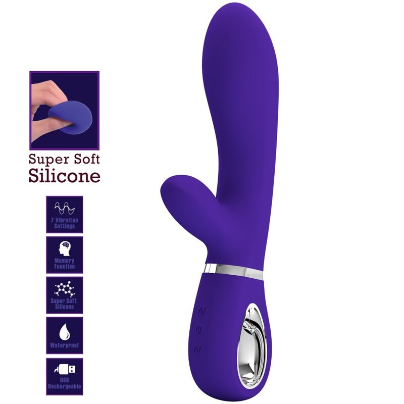 PRETTY LOVE - VIBRADOR MULTIFUNO G - SPOT THOMAS ROXO - Toys "n" Us