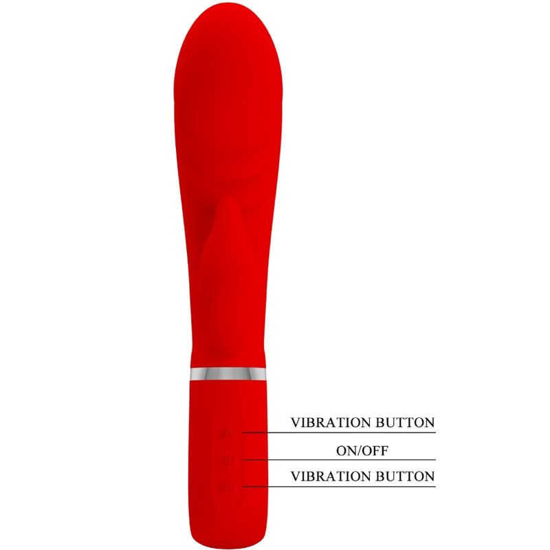 PRETTY LOVE - VIBRADOR PRESCOTT MULTIFUNO G - SPOT VERMELHO - Toys "n" Us