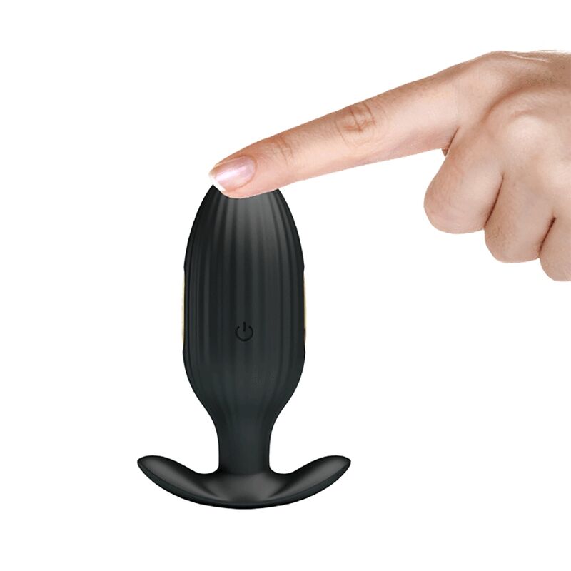 PRETTY LOVE - VIBRADOR RECARREGVEL ANAL KELLY PLUG PRETO - Toys "n" Us