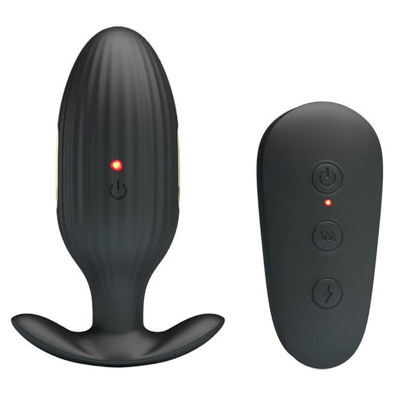 PRETTY LOVE - VIBRADOR RECARREGVEL ANAL KELLY PLUG PRETO - Toys "n" Us